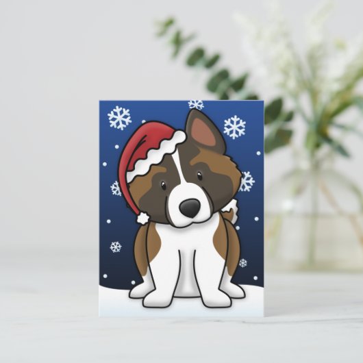 かわいいの秋田のクリスマスの郵便はがき シーズンポストカード (スタンド正面)