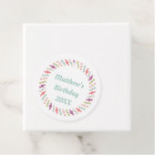 かわいいの笑顔キャンディプレゼントラベルのパーソナライズ フェイバータグ (インサイチュ)