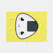 かわいいの米球 フリースブランケット (正面(横))