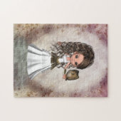 かわいいの美しいアテーナーのギリシャの女神のパズル ジグソーパズル (横)