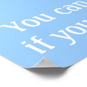 かわいいの茶色の馬はユニコーンになろうとしている ポスター (角)