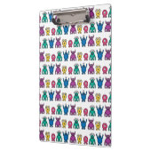 かわいいの虹外国モンスターパターン クリップボード (左)