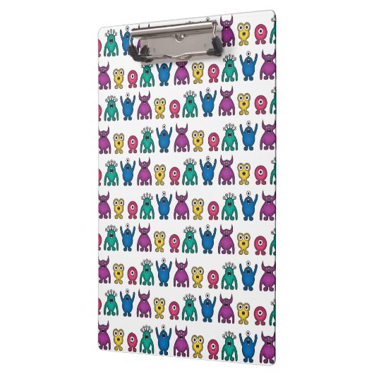 かわいいの虹外国モンスターパターン クリップボード (左)