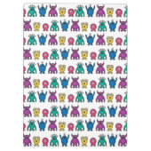 かわいいの虹外国モンスターパターン クリップボード (裏面)