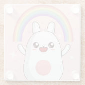 かわいいの虹 ガラスコースター (裏面)