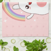 かわいいの虹 キッチンタオル (折り畳み)