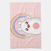 かわいいの虹 キッチンタオル (縦)