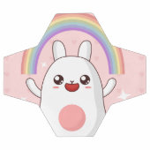 かわいいの虹 サッカーボール (フラット)