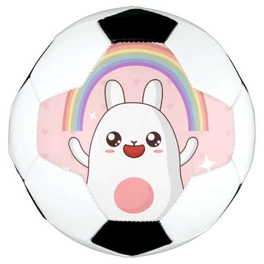 かわいいの虹 サッカーボール (正面)