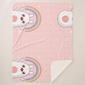 かわいいの虹 シェルパブランケット (正面)