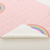 かわいいの虹 シェルパブランケット (3/4)