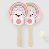 かわいいの虹 ハンドファン (正面&裏面)