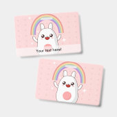 かわいいの虹 バッジ (正面＆裏面)