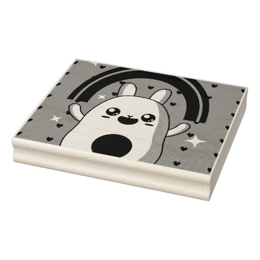 かわいいの虹 ラバースタンプ (スタンプ)