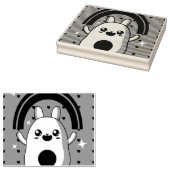 かわいいの虹 ラバースタンプ (押印)