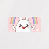 かわいいの虹 ラベル (デザイン1)