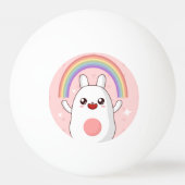 かわいいの虹 卓球ボール (裏面)