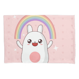 かわいいの虹 枕カバー