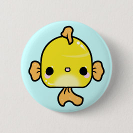 かわいいの金魚(背景を変えます!) 缶バッジ