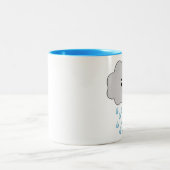 かわいいの雨雲のマグ ツートーンマグカップ (中央)