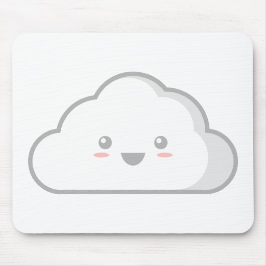 かわいいの雲 マウスパッド (正面)