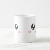 かわいいの顔のマグ コーヒーマグカップ (中央)