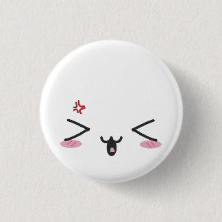 かわいいの顔 缶バッジ