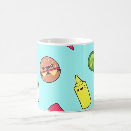 かわいいの食糧マグ コーヒーマグカップ (中央)