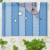 かわいいの鮫 キッチンタオル (折り畳み)