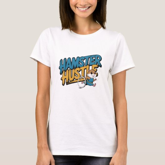 かわいいの齧歯類:かわいいハムスターアート Tシャツ (正面)