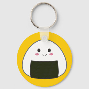 かわいいの"Onigiri"の米球 キーホルダー