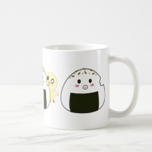 かわいいの"Onigiri"の米球 コーヒーマグカップ