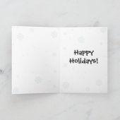 かわいいのBriardのクリスマスカード シーズンカード (内部)