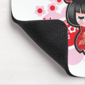 かわいいのKokeshiの人形 マウスパッド (コーナー)