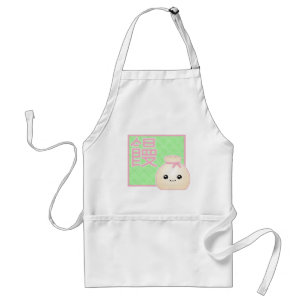 かわいいのManjuの豆の込み合いのゆで団子のエプロン スタンダードエプロン