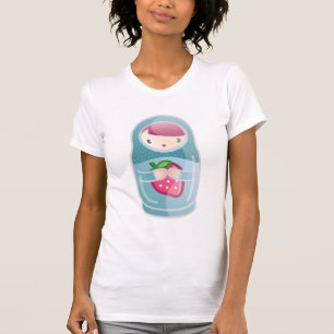かわいいのmatryoshka tシャツ