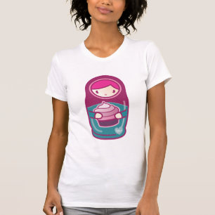 かわいいのmatryoshka tシャツ