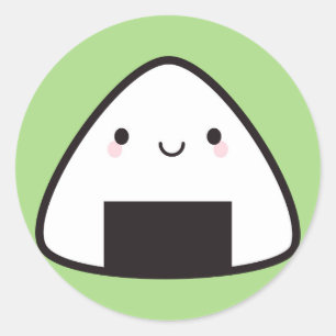 かわいいのOnigiriの米球 ラウンドシール