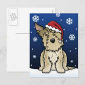 かわいいのPicardyの羊飼いのクリスマスの郵便はがき シーズンポストカード (正面/裏面)