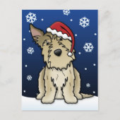 かわいいのPicardyの羊飼いのクリスマスの郵便はがき シーズンポストカード (正面)