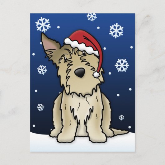 かわいいのPicardyの羊飼いのクリスマスの郵便はがき シーズンポストカード (正面)