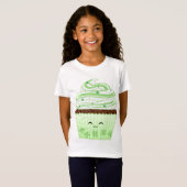 かわいいのSt patricks dayのかわいいカップケーキ Tシャツ (正面フル)