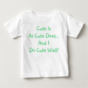 かわいいはかわいいを為す ベビーTシャツ