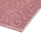 かわいいはかわいいケーキと模造します カッティングボード (角)