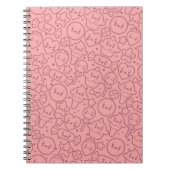 かわいいはかわいいケーキと模造します ノートブック (正面)