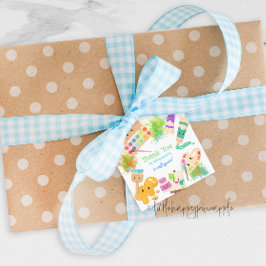 かわいいはメスアートパーティーの好意ラベルのためのドレス フェイバータグ