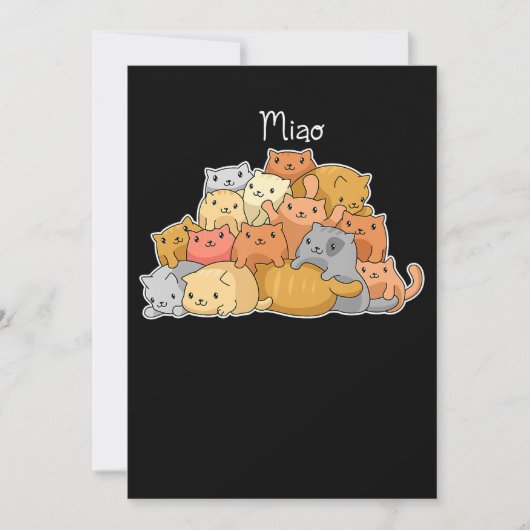 かわいいは日本のかわいいアニメ愛好家やコスプレ 招待状 (正面)