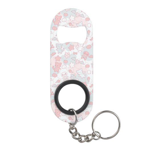 かわいいは落書きと模造します キーホルダー栓抜き (裏面)