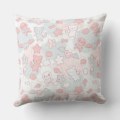 かわいいは落書きと模造します クッション (裏面)