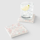 かわいいは落書きと模造します ストーンコースター (横)